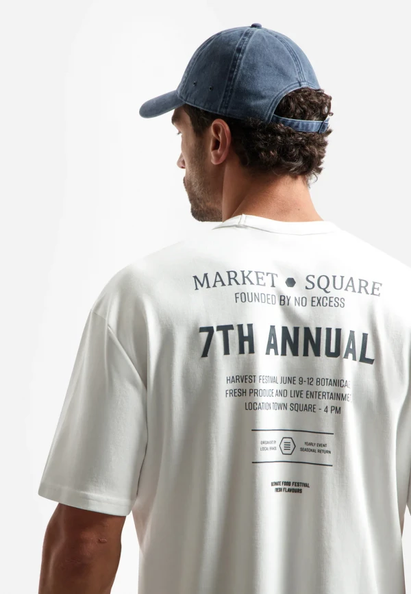 T-SHIRT HEAVY INTERLOCK MARKET SQUARE