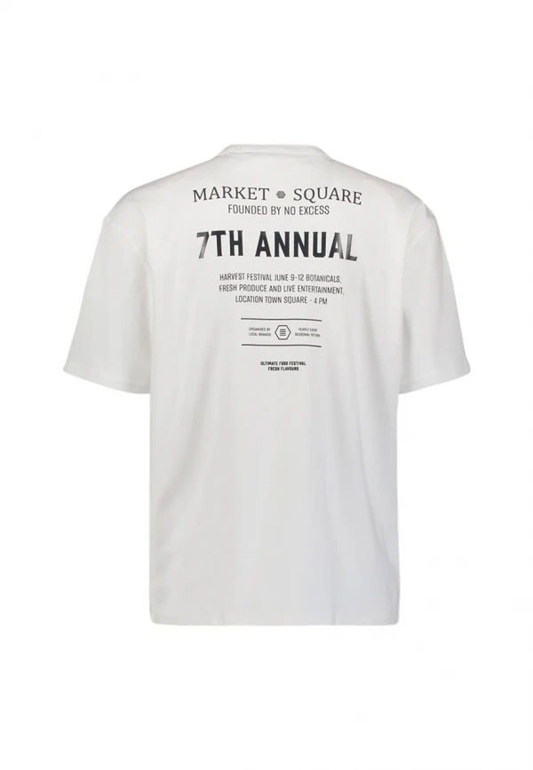 T-SHIRT HEAVY INTERLOCK MARKET SQUARE