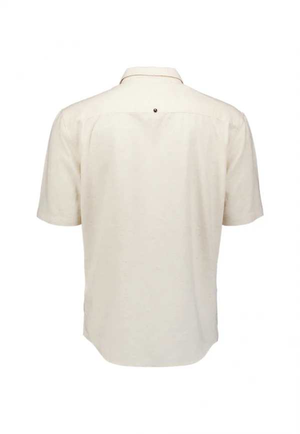 ΚΟΝΤΟΜΑΝΙΚΟ ΠΟΥΚΑΜΙΣΟ ΜΕ ΚΕΝΤΗΜΑ LINEN BLEND