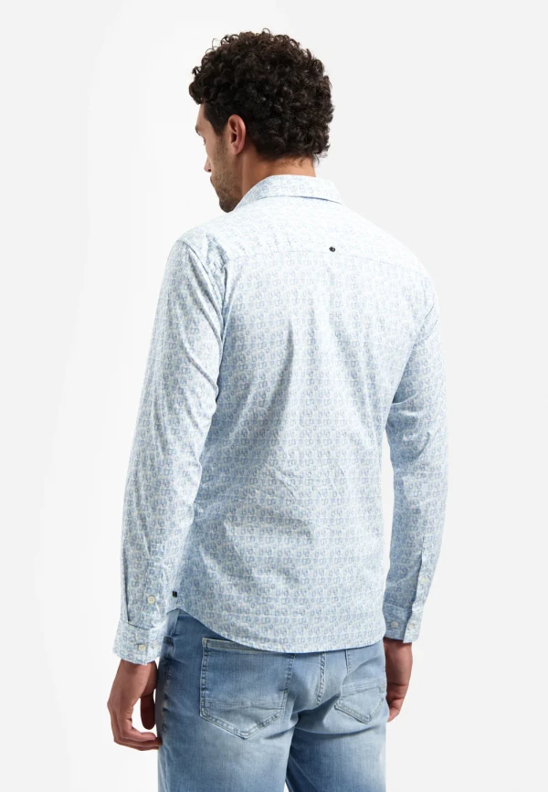 ΜΑΚΡΥΜΑΝΙΚΟ ΠΟΥΚΑΜΙΣΟ STRETCH ALL OVER PRINTED