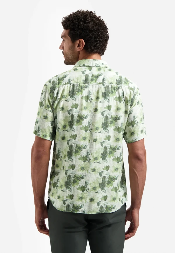 KONTOMANIKO ΠΟΥΚΑΜΙΣΟ ALL OVER PRINTED VISCOSE TWILL