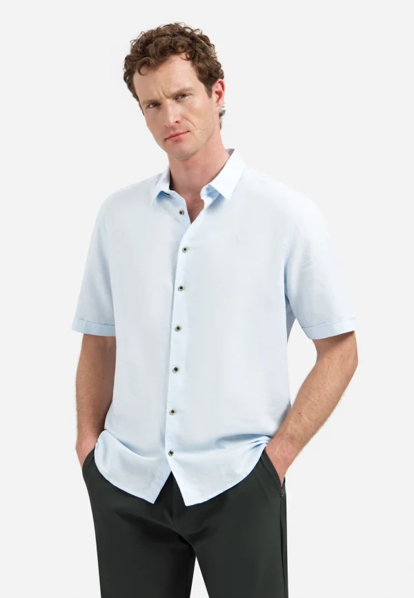ΜΟΝΟΧΡΩΜΟ KONTOMANIKO ΠΟΥΚΑΜΙΣΟ LINEN BLEND