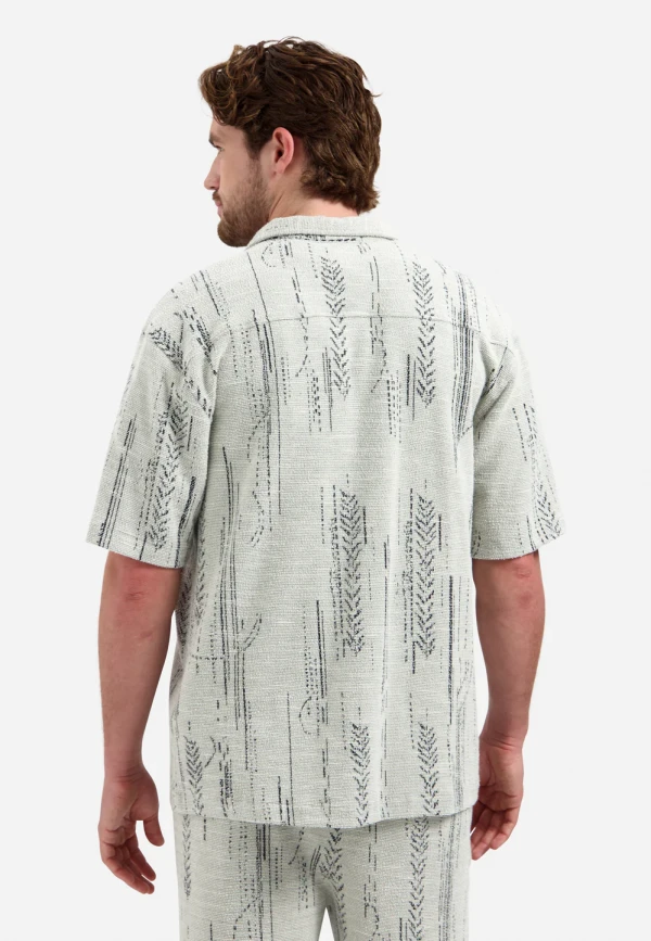 ΚΟΝΤΟΜΑΝΙΚΟ ΠΟΥΚΑΜΙΣΟ TEXTURED JACQUARD