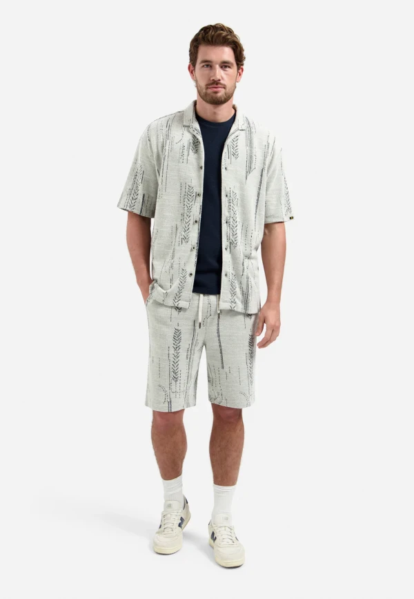 ΚΟΝΤΟΜΑΝΙΚΟ ΠΟΥΚΑΜΙΣΟ TEXTURED JACQUARD