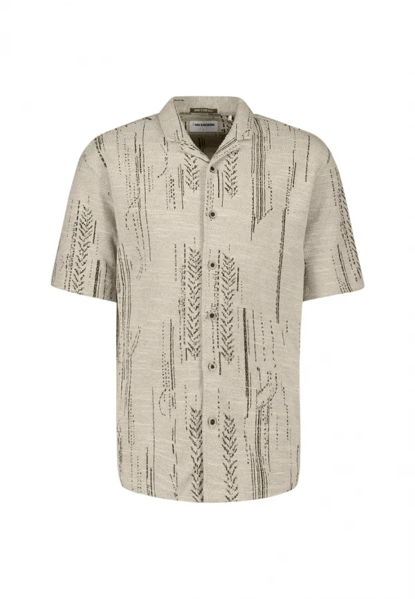 ΚΟΝΤΟΜΑΝΙΚΟ ΠΟΥΚΑΜΙΣΟ TEXTURED JACQUARD
