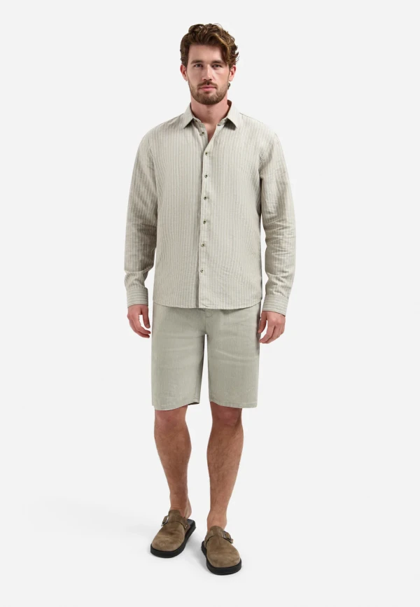 ΒΕΡΜΟΥΔΑ CHINO LINEN BLEND