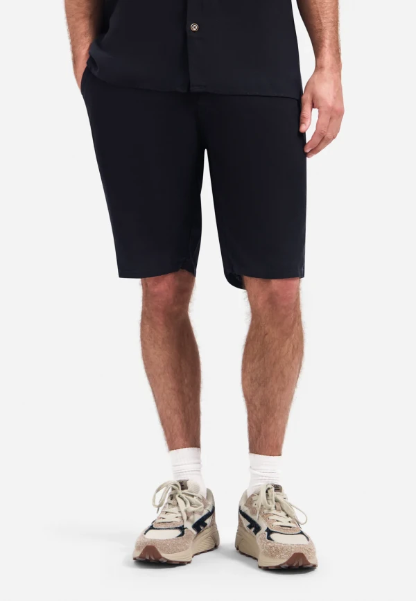 ΒΕΡΜΟΥΔΑ CHINO LINEN BLEND GARMENT DYED