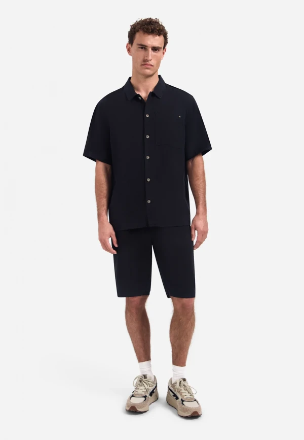 ΒΕΡΜΟΥΔΑ CHINO LINEN BLEND GARMENT DYED