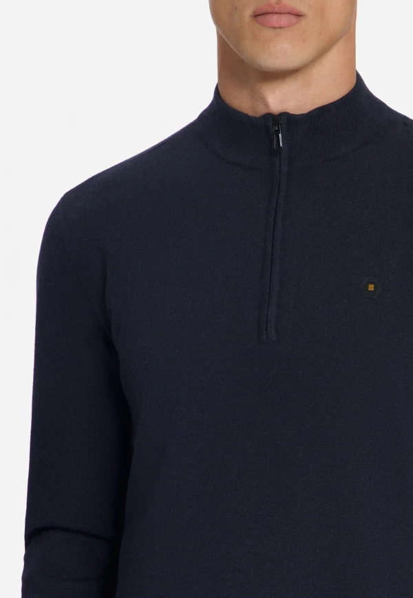 ΠΛΕΚΤΟ HALF ZIP MELANGE