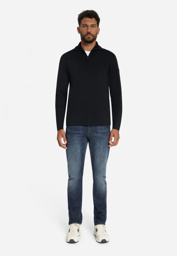 ΠΛΕΚΤΟ WING COLLAR HALF ZIP RELIEF