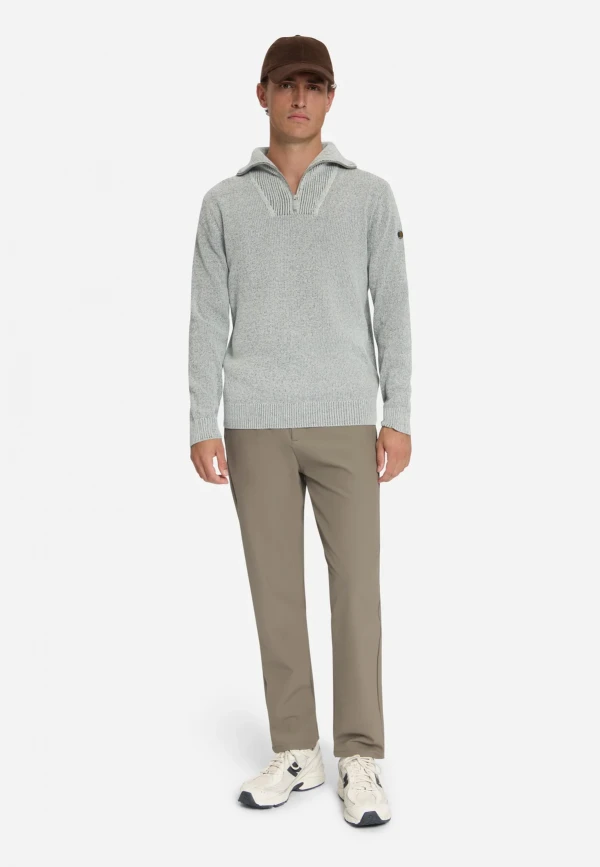 ΠΛΕΚΤΟ HALF ZIP HIGH NECK LIGHT WEIGHT CHENILLE