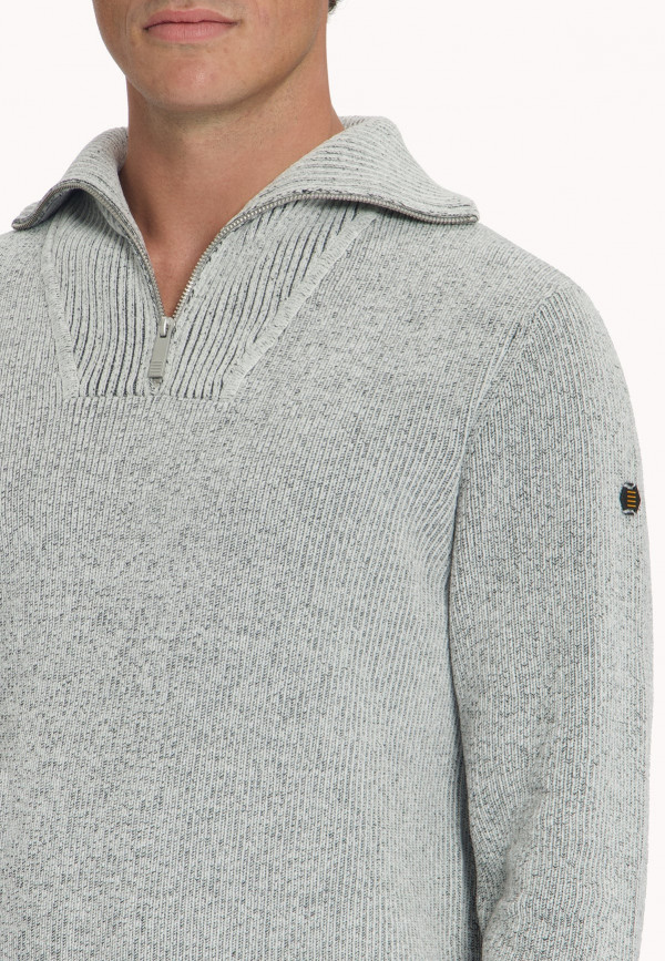 ΠΛΕΚΤΟ HALF ZIP HIGH NECK LIGHT WEIGHT CHENILLE