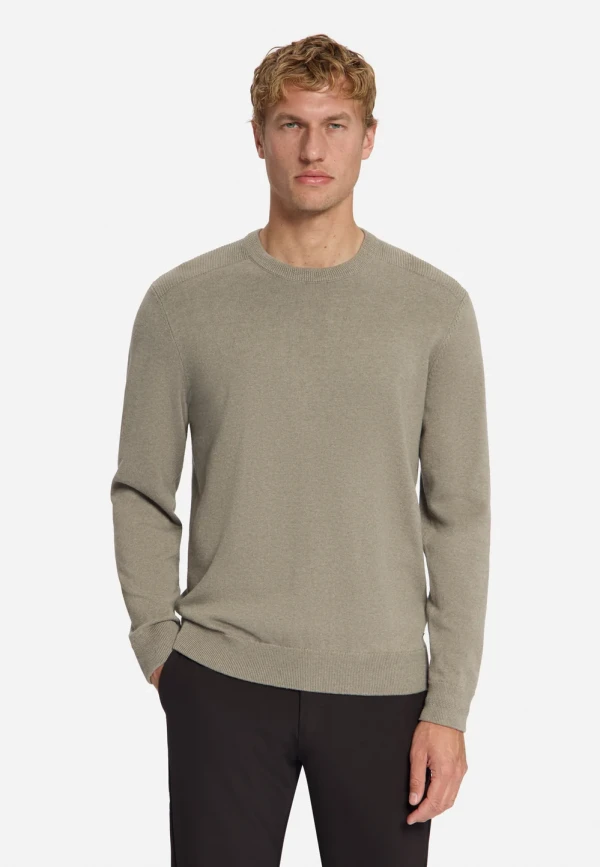 ΠΛΕΚΤΟ CREWNECK SOFT MELANGE