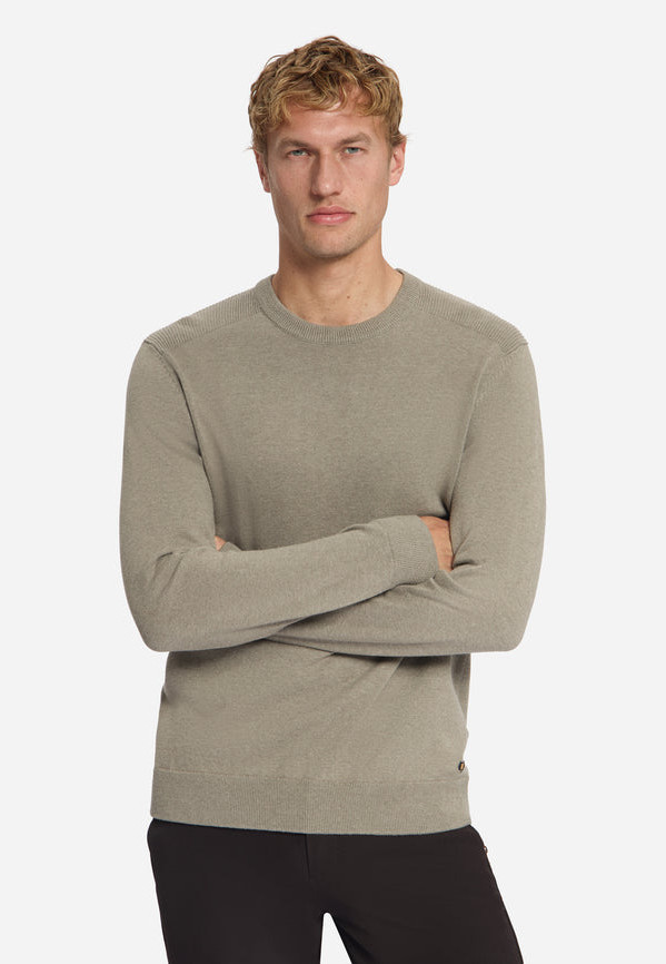 ΠΛΕΚΤΟ CREWNECK SOFT MELANGE