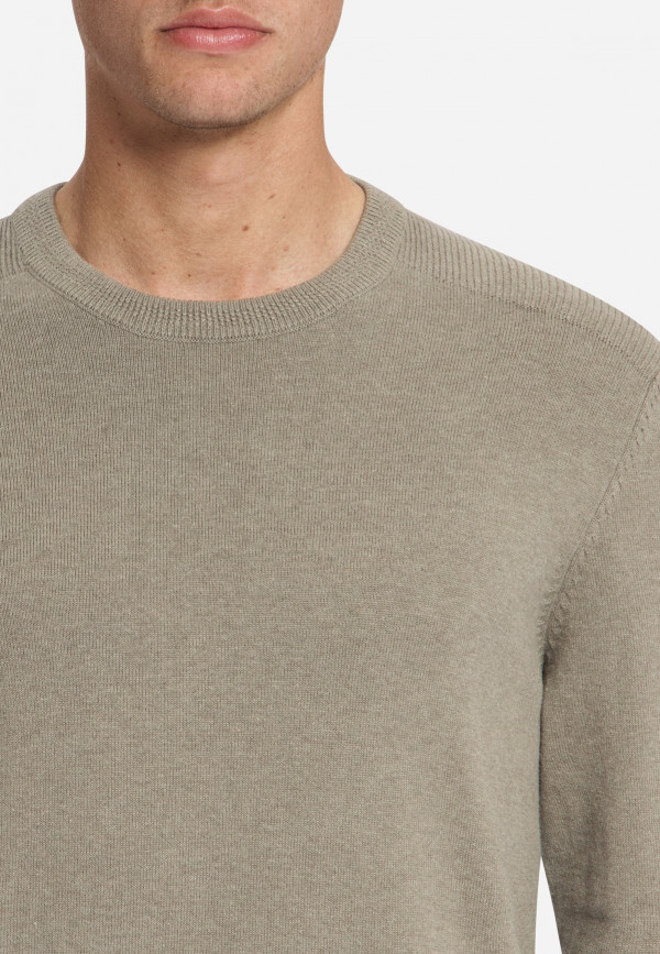ΠΛΕΚΤΟ CREWNECK SOFT MELANGE