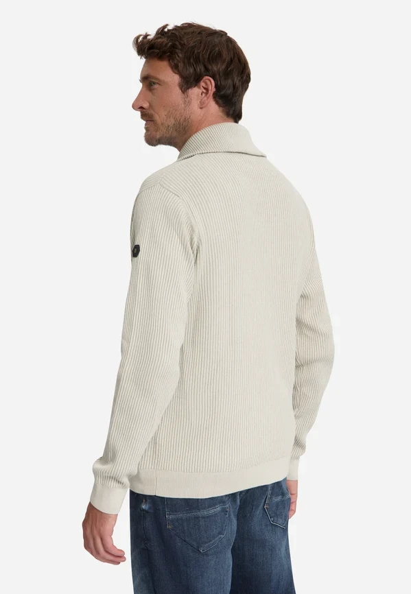 ΠΛΕΚΤΟ HALF ZIP WING COLLAR TUCK STITCH