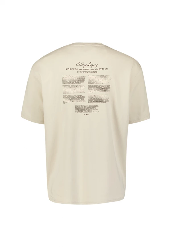 T-SHIRT HEAVY INTERLOCK GRAPHIC BACK PRINT