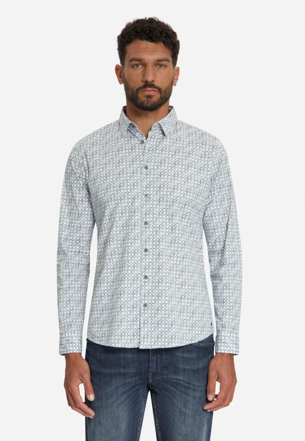 SHIRT STRETCH ALLOVER PRINTED