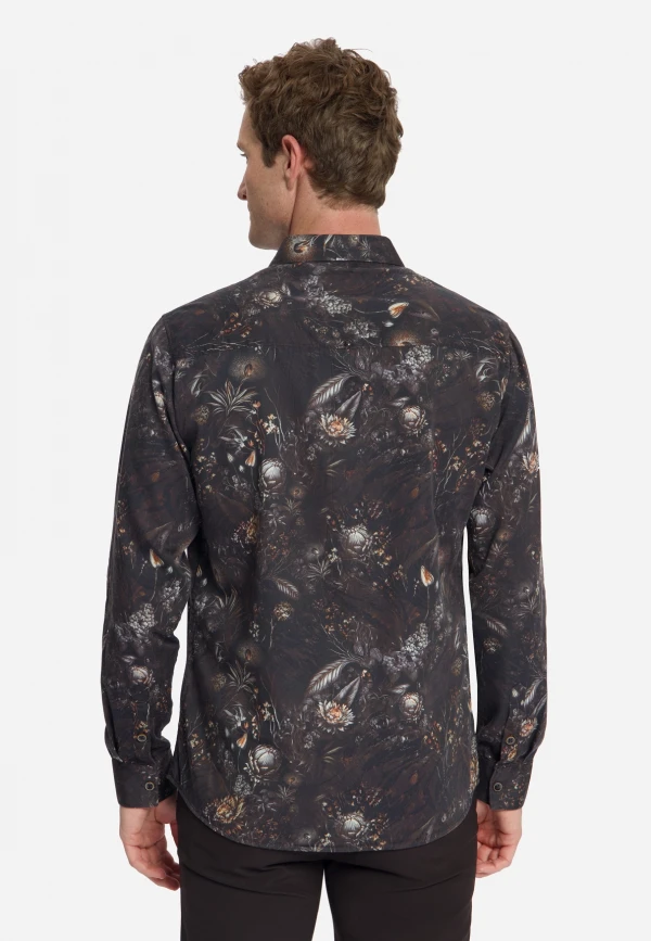 ΠΟΥΚΑΜΙΣΟ ALLOVER PRINTED SATIN WEAVE