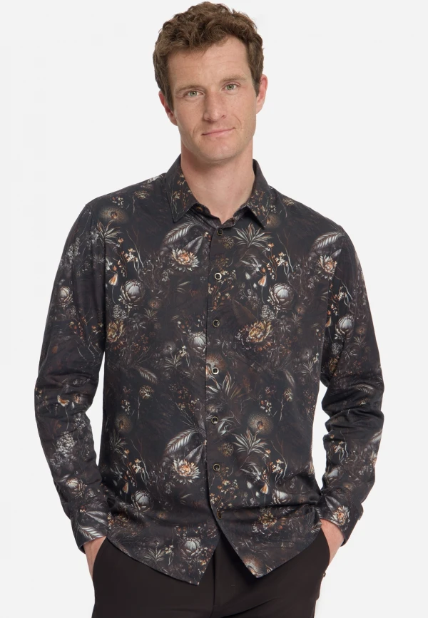ΠΟΥΚΑΜΙΣΟ ALLOVER PRINTED SATIN WEAVE