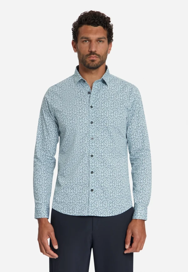 SHIRT STRETCH ALLOVER PRINTED