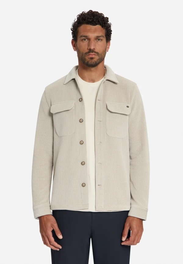 OVERSHIRT FULL BUTTON STRETCΗ ΚΟΤΛΕ