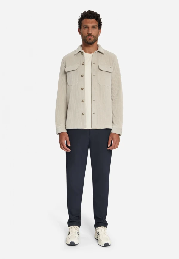 OVERSHIRT FULL BUTTON STRETCΗ ΚΟΤΛΕ