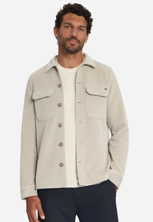 OVERSHIRT FULL BUTTON STRETCΗ ΚΟΤΛΕ