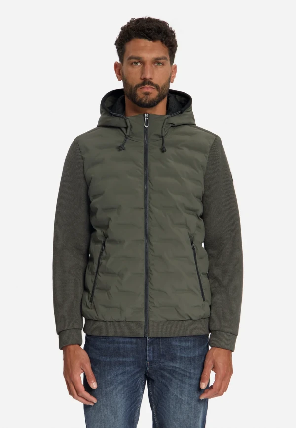 ΜΠΟΥΦΑΝ SHORT FIT HOODED SEALED KNITTED MIX