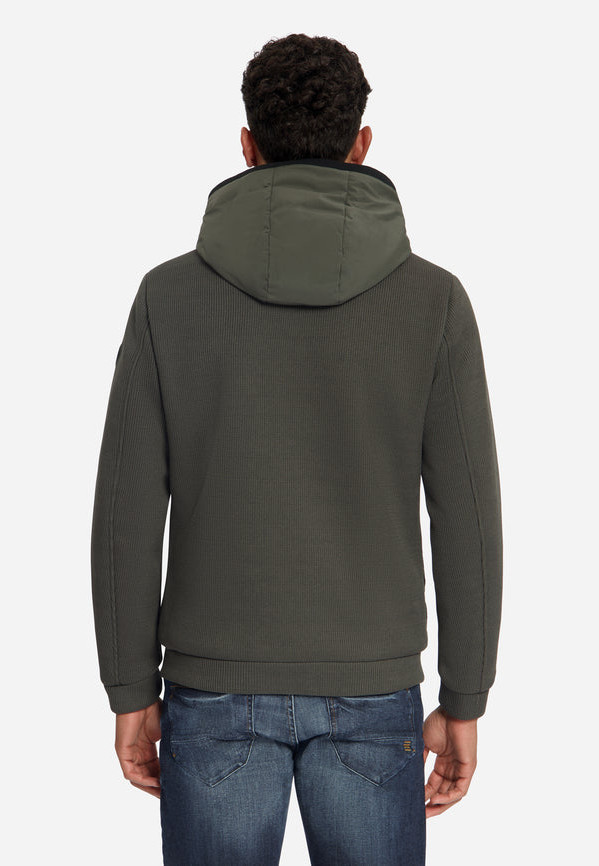 ΜΠΟΥΦΑΝ SHORT FIT HOODED SEALED KNITTED MIX