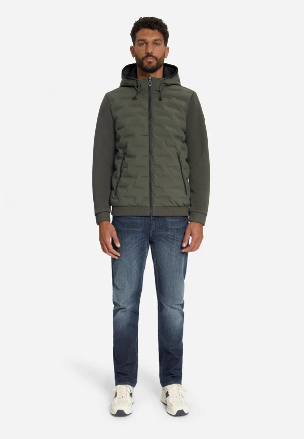 ΜΠΟΥΦΑΝ SHORT FIT HOODED SEALED KNITTED MIX