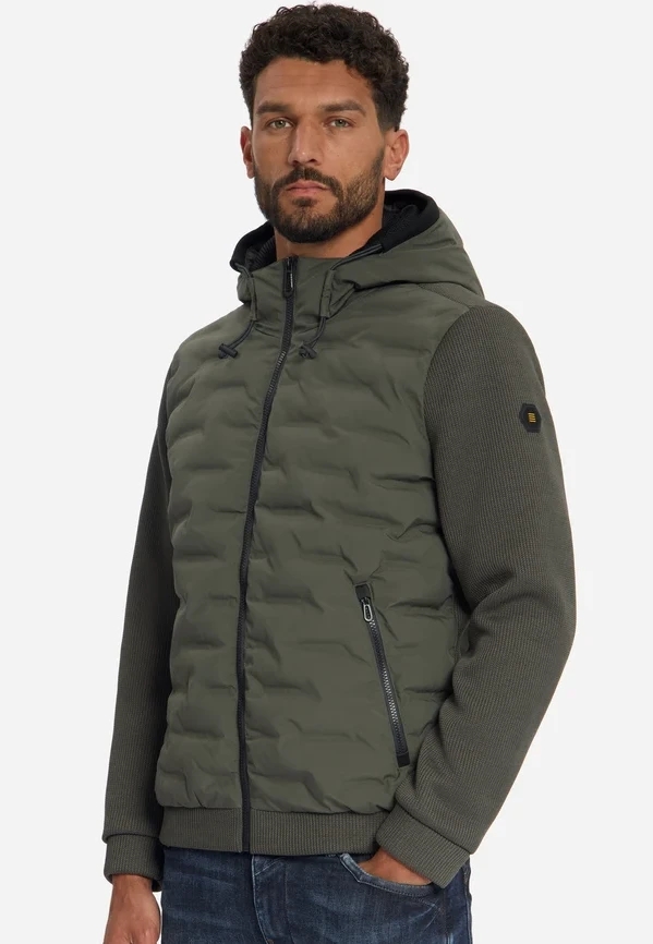 ΜΠΟΥΦΑΝ SHORT FIT HOODED SEALED KNITTED MIX