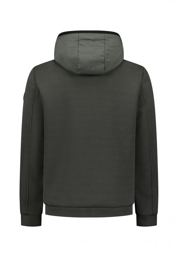 ΜΠΟΥΦΑΝ SHORT FIT HOODED SEALED KNITTED MIX