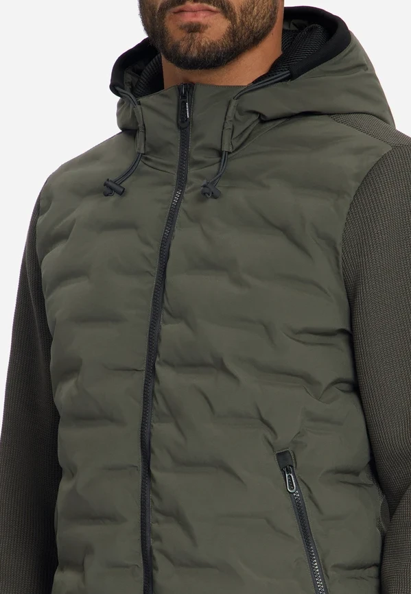 ΜΠΟΥΦΑΝ SHORT FIT HOODED SEALED KNITTED MIX