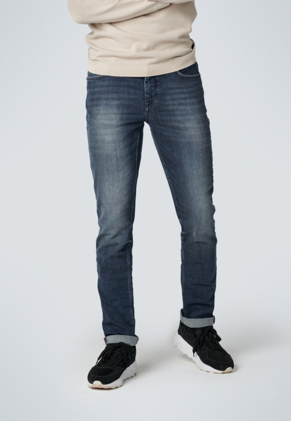 SLIM FIT STONEWASHED STRETCH DENIM