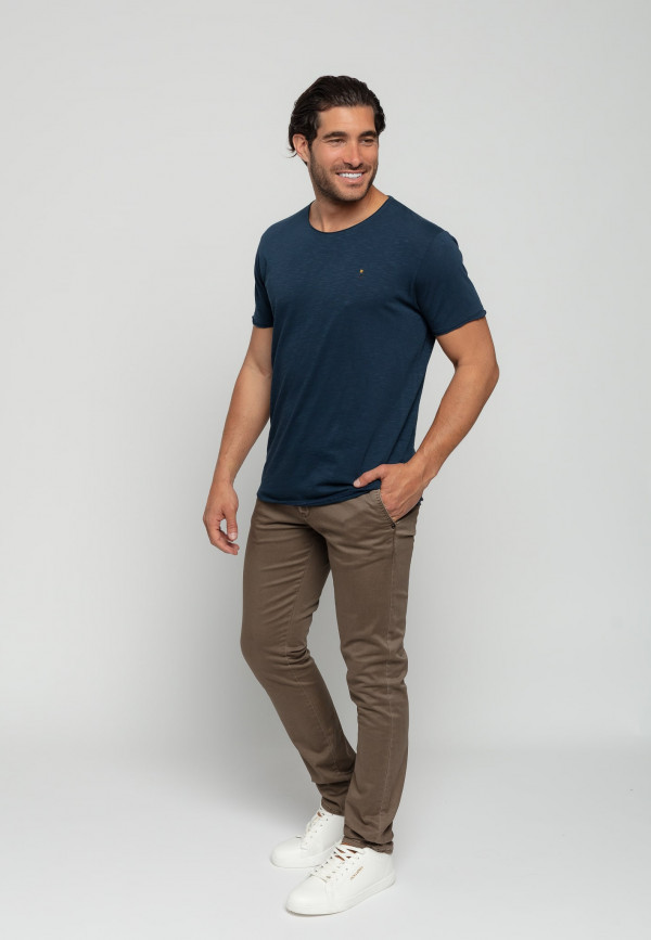 ΠΑΝΤΕΛΟΝΙ CHINO GARMENT DYED ALLOVER PRINTED STRETCH