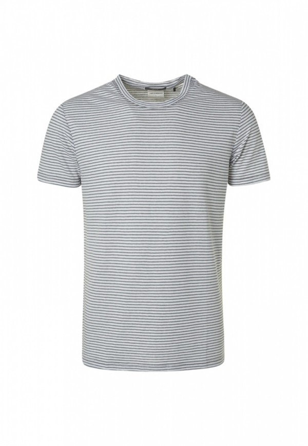 T-SHIRT YARN DYED STRIPES ΑΠΟ ΒΑΜΒΑΚΙ ΚΑΙ ΛΙΝΟ