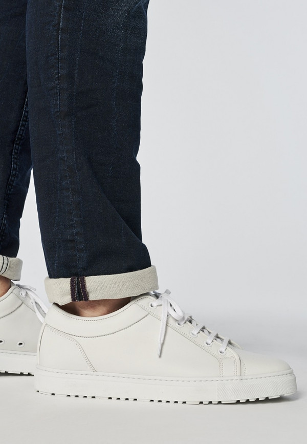 SLIM FIT BLUE BLACK JEAN JOG