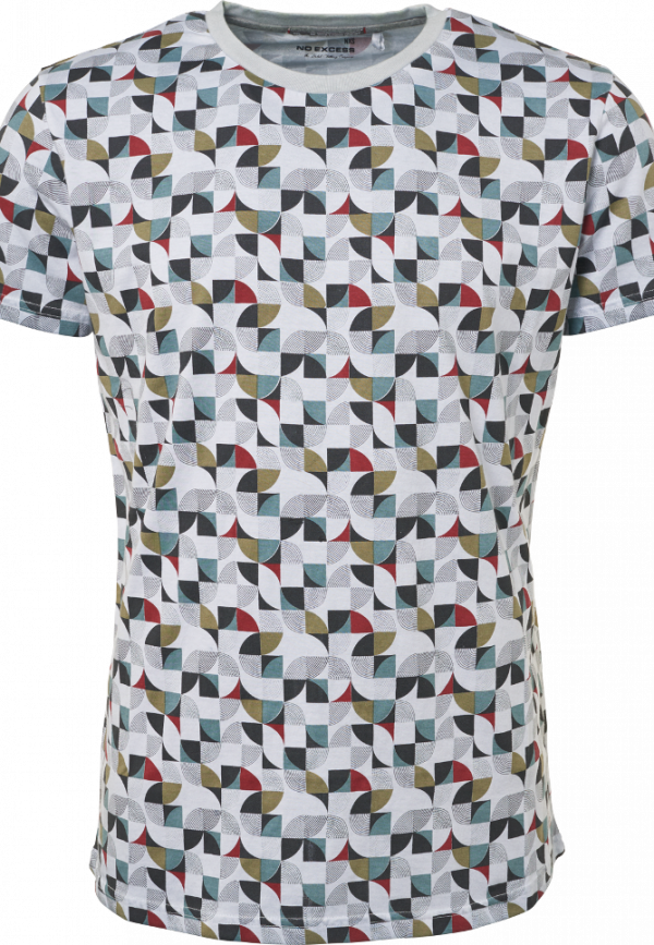 T-SHIRT ALL OVER PRINTED INSIDE COLD DYED