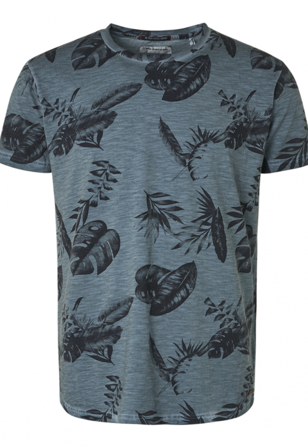 T-SHIRT OUTSIDE COLD DYED LEAVES