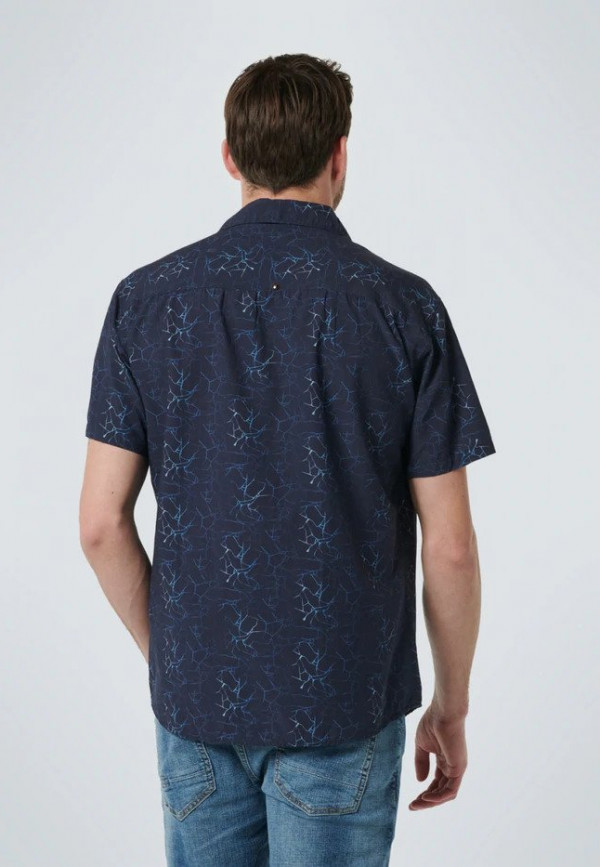 KONTOMANIKO ΠΟΥΚΑΜΙΣΟ ALL OVER PRINTED RESORT COLLAR RESPONSIBLE CHOICE