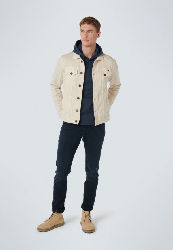 ΜΠΟΥΦΑΝ CREAM DENIM STRETCH