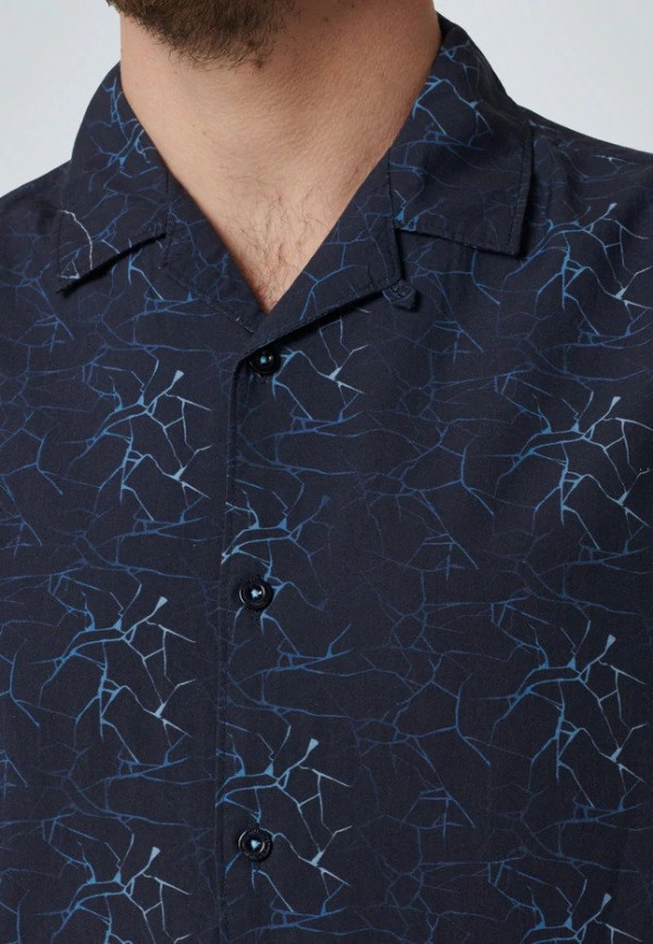 KONTOMANIKO ΠΟΥΚΑΜΙΣΟ ALL OVER PRINTED RESORT COLLAR RESPONSIBLE CHOICE