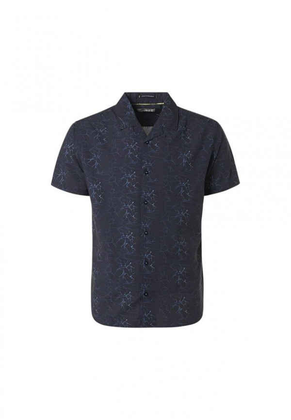 KONTOMANIKO ΠΟΥΚΑΜΙΣΟ ALL OVER PRINTED RESORT COLLAR RESPONSIBLE CHOICE