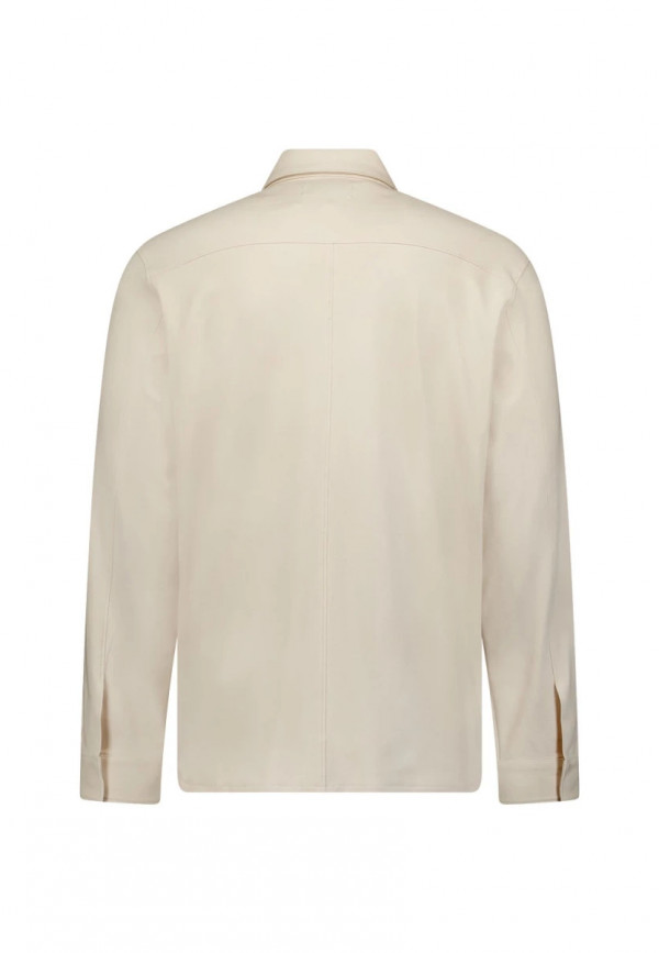 OVERSHIRT ZIPPER CLOSURE SWEAT STRETCH