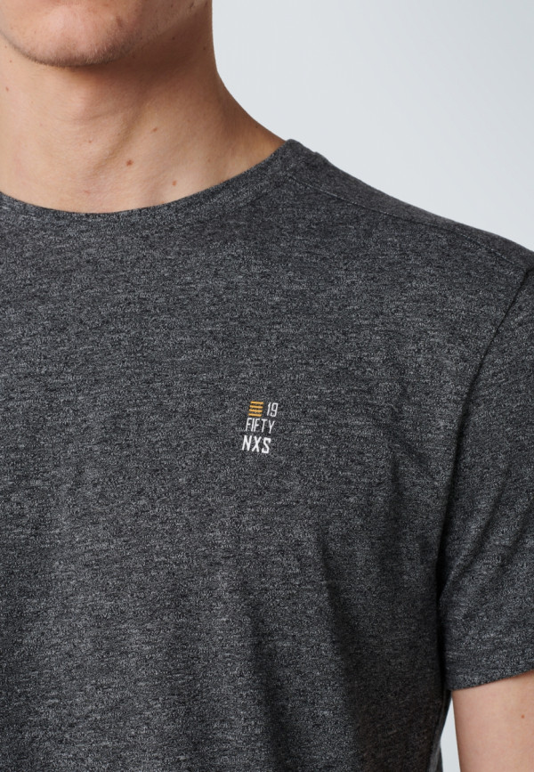 MELANGE T-SHIRT ΑΠΟ ΟΡΓΑΝΙΚΟ ΒΑΜΒΑΚΙ